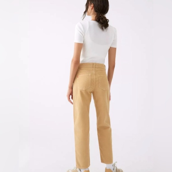 BDG Tan Pegged Cowboy Relaxed‎ Straight Corduroy Pants Academia Classic Preppy - Picture 2 of 10